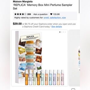 Maison Margiela ‘REPLICA' Memory Box Mini Sampler Set